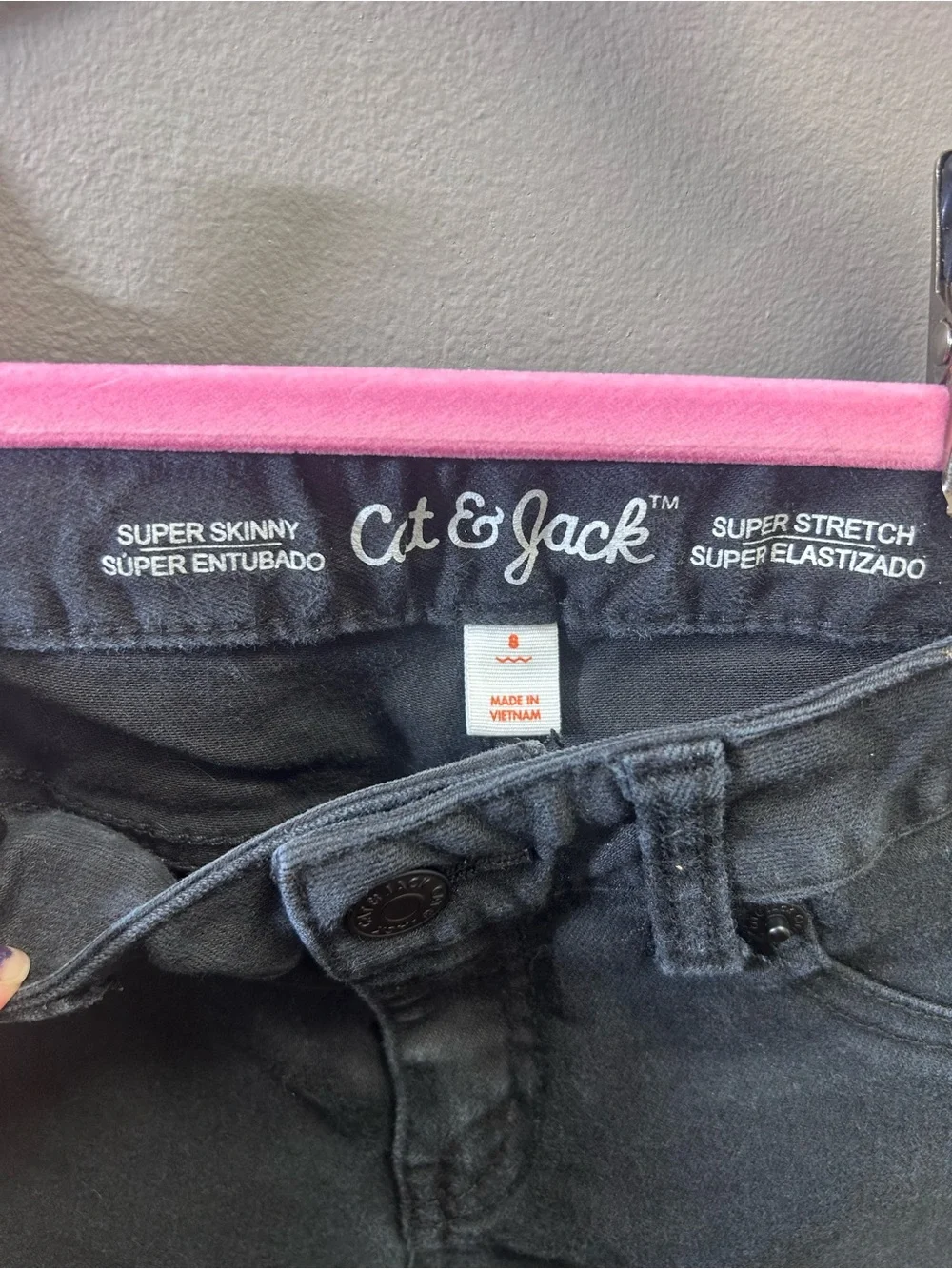 Cat & Jack Black Skinny Stretch Jeans